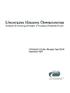 unlocking housing opportunities: strategies for increasing the supply of housing in chittenden county