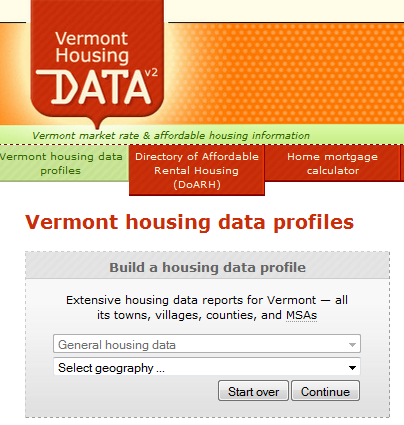 Latest Census Bureau estimates added to Vermont Housing Data website 