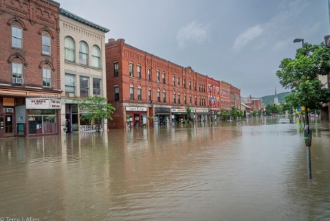 Flooding in Montpelier, VT